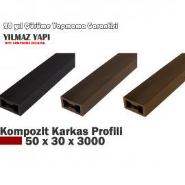 Wpc Kompozit Karkas 50 x 30 Premium